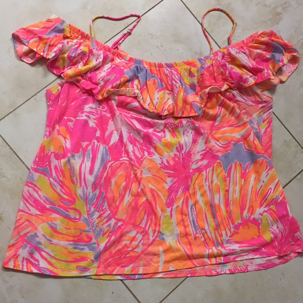 Lilly Pulitzer off shoulder top